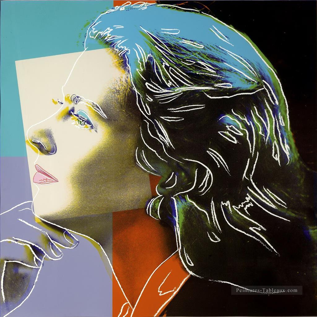 Ingrid Bergman comme elle même Andy Warhol Peintures à l'huile